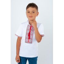 Вышиванка для мальчика короткий рукав Авекс