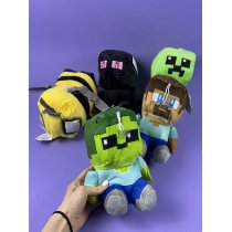 Плюшевая игрушка герой Майнкрафт, вакуумная присоска, средняя высота 22 см