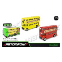 Металева машинка Автобус Автопром 5 inch Bus  інерційний