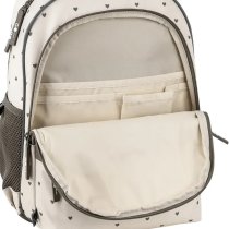 Рюкзак GoPack Education Beige Polka Dots, для школы, удобный дизайн