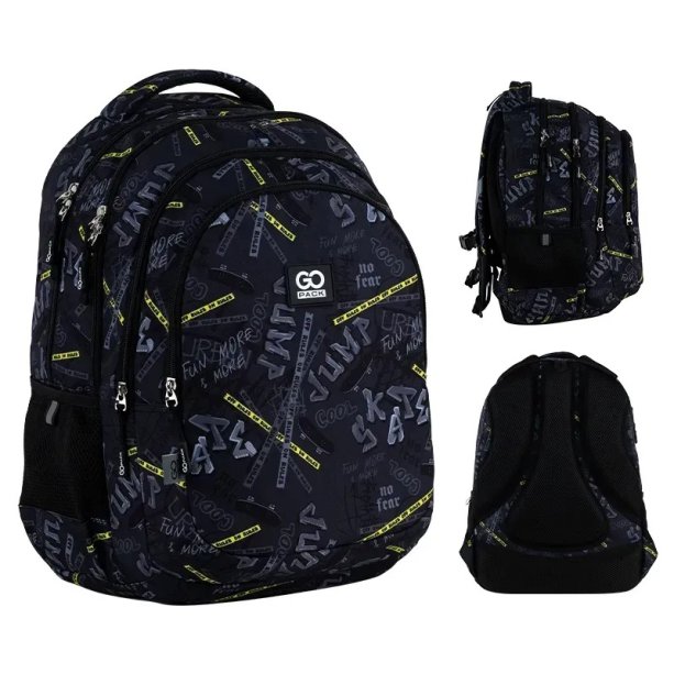 Рюкзак городской GoPack Teens, для школы, университета, вместительный