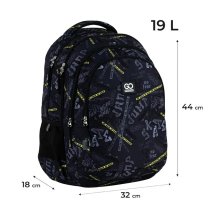 Рюкзак городской GoPack Teens, для школы, университета, вместительный