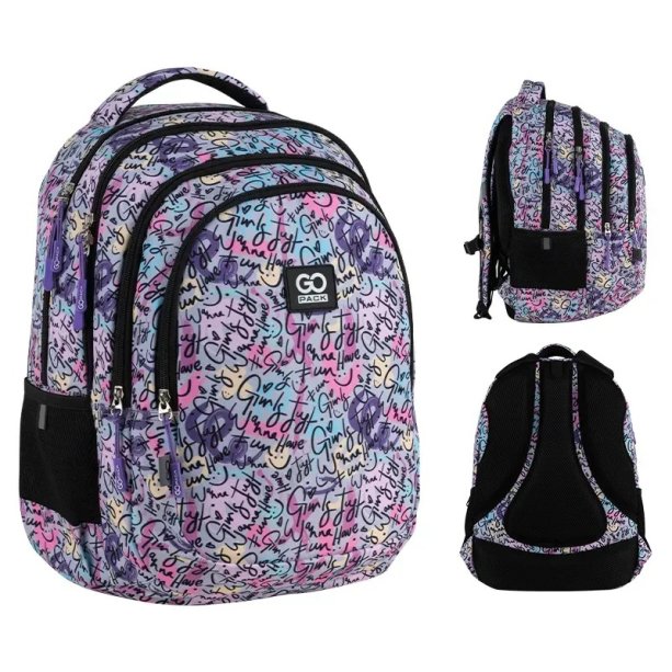 Рюкзак универсальный GoPack Teens, для города, школы, для повседневной жизни