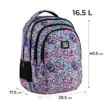 Рюкзак универсальный GoPack Teens, для города, школы, для повседневной жизни