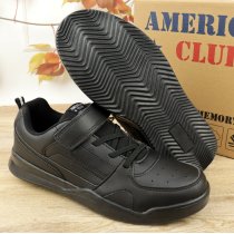 Демисезонные черные кроссовки для мальчика American Club