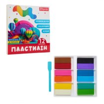 Набір пластиліну 1Вересня Classic, 12 кольорів, 240 г