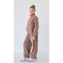 Флисовый костюм капучино для девочки BossKids