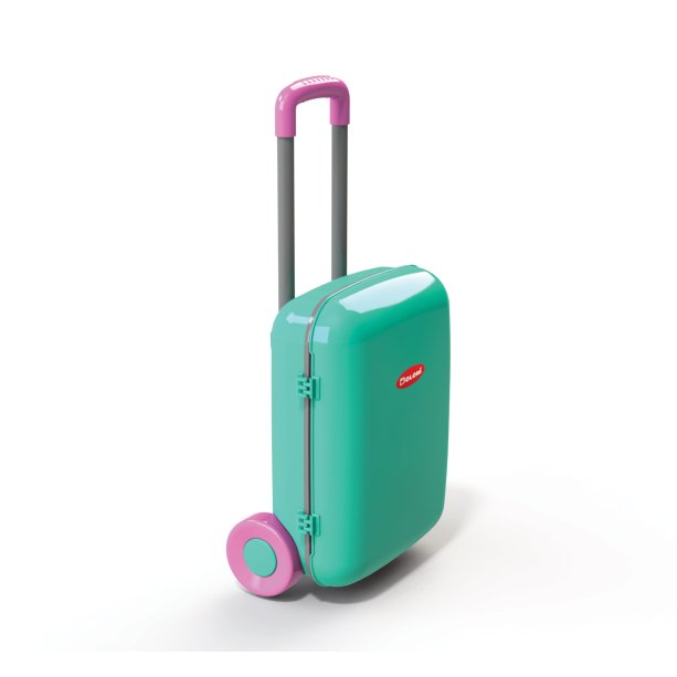 Игрушка Детский чемодан с ручкой на колесах тм Doloni KM01520/02