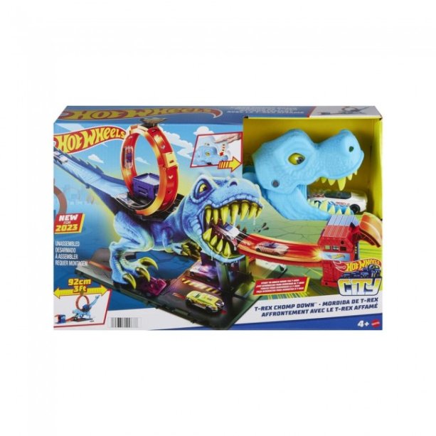 Набор для игры Hot Wheels Охота Ти-Рекса – приключения и коллекция
