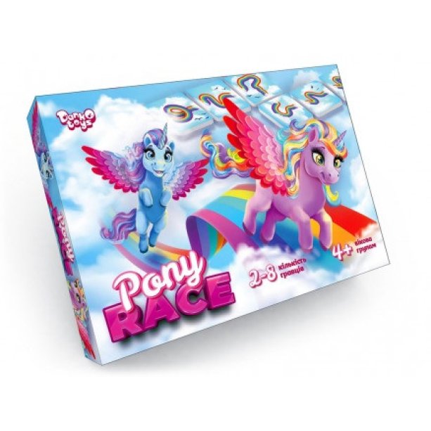 Настольная развлекательная игра Pony Race тм Danko Toys KMG-PR-01-01