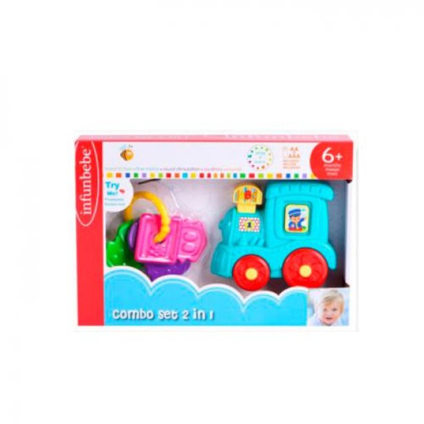 Игра набор 2 штуки, брелок-ключи/погремушка, музыка, звук, свет, 4 вида KMLS002-4-9-12-010