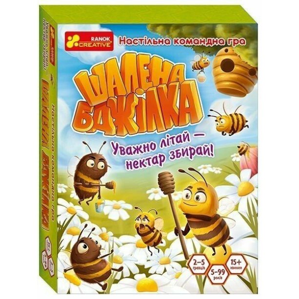 Настольная командная игра Безумная пчелка тм Ранок-креатив 10120203У