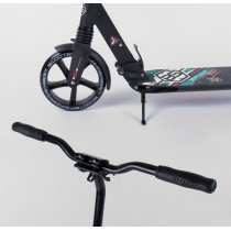 Самокат алюмінієвий Best Scooter, d коліс - 20см, колеса PU, 2 аммортизатора, чорні колеса, для дітей