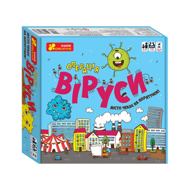 Настольная игра. Операция Вирусы 12120145У