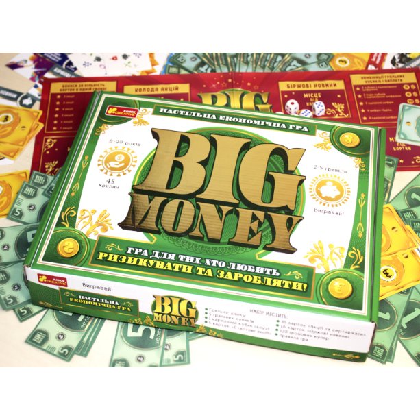 Настольная экономическая игра, Big Maney 12120143У