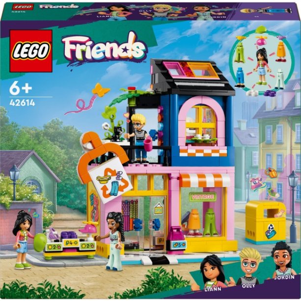 Конструктор LEGO Friends Винтажный магазин, игровой набор с мебелью и аксессуарами для детей