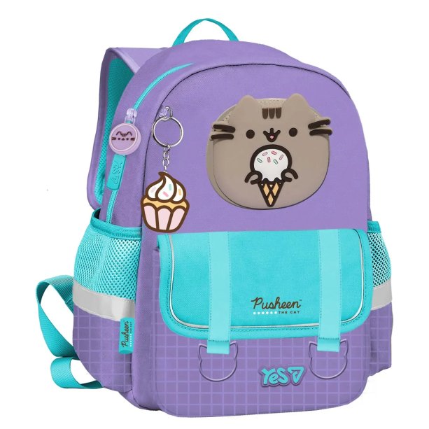 Рюкзак школьный мягкий YES Pusheen Summer, для начальной школы, легкий, миниатюрный