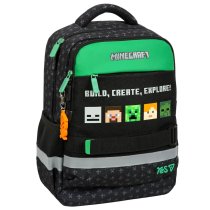 Рюкзак мягкий YES Ergo Minecraft Reality, для начальной школы, легкий, функциональный