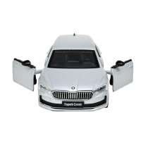 Машина металева Автопром Skoda Superb IV Combi, масштаб 1:36, світло, звук, відчиняються двері, капот, багажник, 20-9-9 см