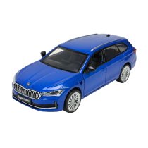 Машина металева Автопром Skoda Superb IV Combi, масштаб 1:36, світло, звук, відчиняються двері, капот, багажник, 20-9-9 см