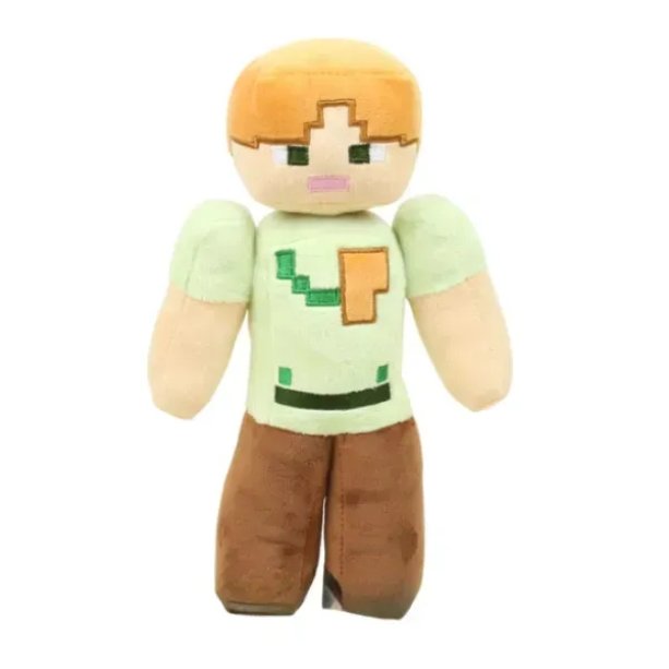 Мягкая игрушка Майнкрафт Алекс Minecraft Alex 27 см: плюшевый персонаж популярной игры