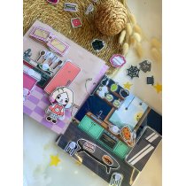 Книга альбом на липучках Дом Венздей Тока Бока