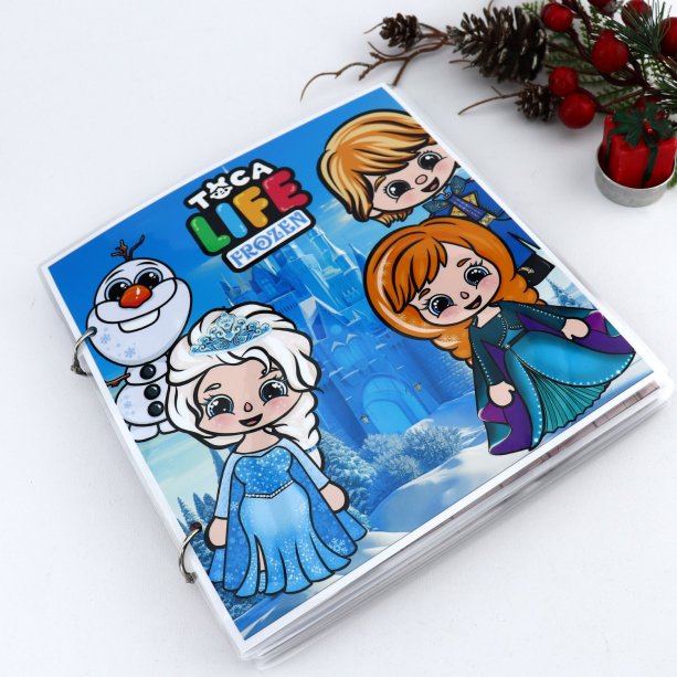 Книга на липучках Дом Фроузен Тока Бока