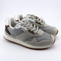 Бежевые кроссовки подростковые стельки с памятью Memory Foam American Club 36-40
