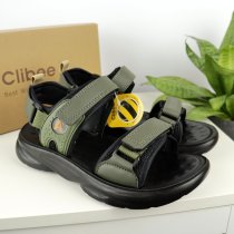 Підліткові босоніжки для хлопчика Clibee хакі 37-42