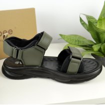 Підліткові босоніжки для хлопчика Clibee хакі 37-42