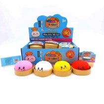 Сквиш антистресс Bun Rainbow Mystery, игрушка в пароварке, 10 см