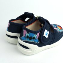 Дитячі текстильні тапочки Waldi темно-сині з принтом Стіч (Stitch)