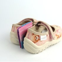 Дитяче текстильне взуття Ведмедик Тедді для дівчинки тм Waldi