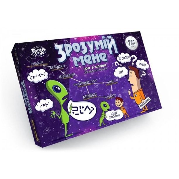 Зрозумій мене Гра велика настільна укр. тм Danko Toys