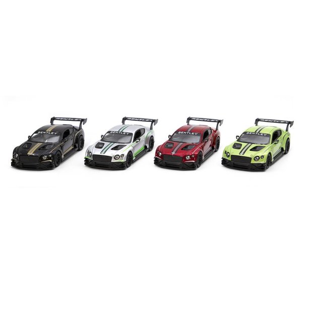 Игрушка металлическая модель машины Бентли Континенталь GT3, железная инерционная машинка, в подарочной коробке