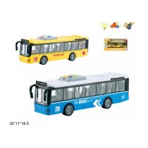 Автобус инерция, свет, звук, в коробке 32 х 11 х 17 см