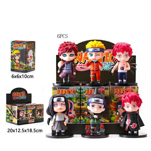 Фигурка героя Naruto на подставке – увлекательный сюрприз в коробке 6×6×10 см