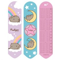 Яскрава закладинка для книг Yes із котом Пушином Pusheen rainbow