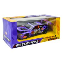 Колекційна модель BMW M4 GT3 Автопром, металева, на батарейках, світло та звук, 26,5-13,5-12 см