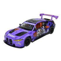 Колекційна модель BMW M4 GT3 Автопром, металева, на батарейках, світло та звук, 26,5-13,5-12 см