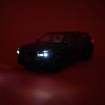 Машина металлическая Автопром, BMW XM, масштаб 1:32, питание от батареек, в коробке 19,5-9-9 см