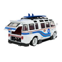 Машина металева Автопром Volkswagen T1 Bus, 2 кольори, масштаб 1:32, світло, звук, двері відчиняються, 19,5-9-9 см