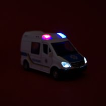 Машина металева Автопром Поліція, на батарейках, світло, звук, у коробці 17-14-6,5 см