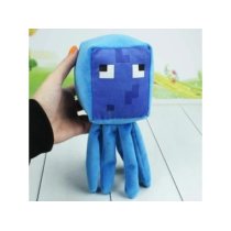 Minecraft мягкая игрушка Осьминог, 12 см, интерактивная плюшевая фигурка для игр и коллекции