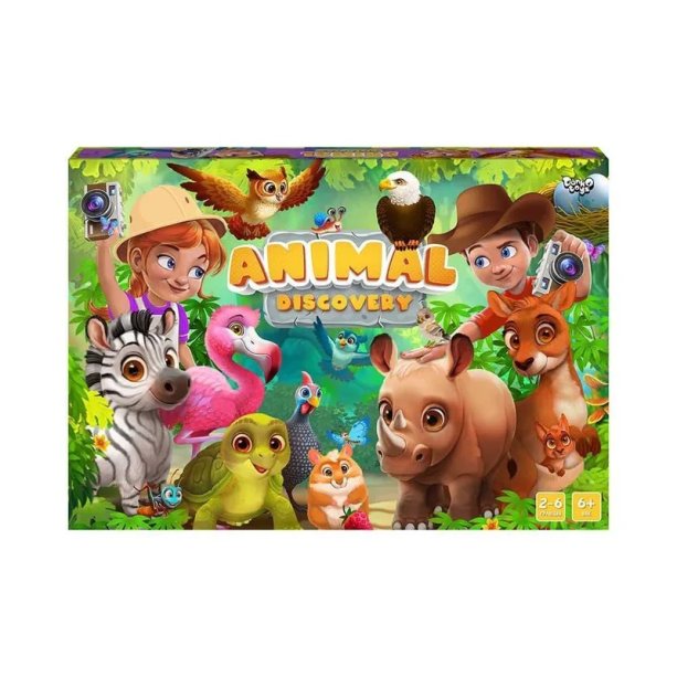 Настольная развлекательная игра Animal Discovery укр G-AD-01-01U