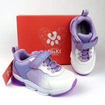 Кроссовки для девочки на липучке, светящаяся подошва BiKi 01039F