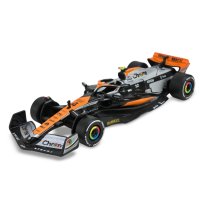 Іграшкова машина McLaren MCL60, British Grand Prix 2023, масштаб 1:43, металева модель у коробці