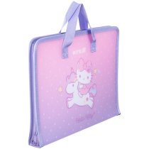 Шкільна папка-портфель A4 Hello Kitty з ручками та блискавкою 1 відділ