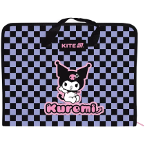 Папка-портфель на блискавці Kuromi, формат A4, 1 відділення