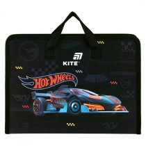Шкільна папка-портфель A4 Hot Wheels з ручками та блискавкою 1 відділ